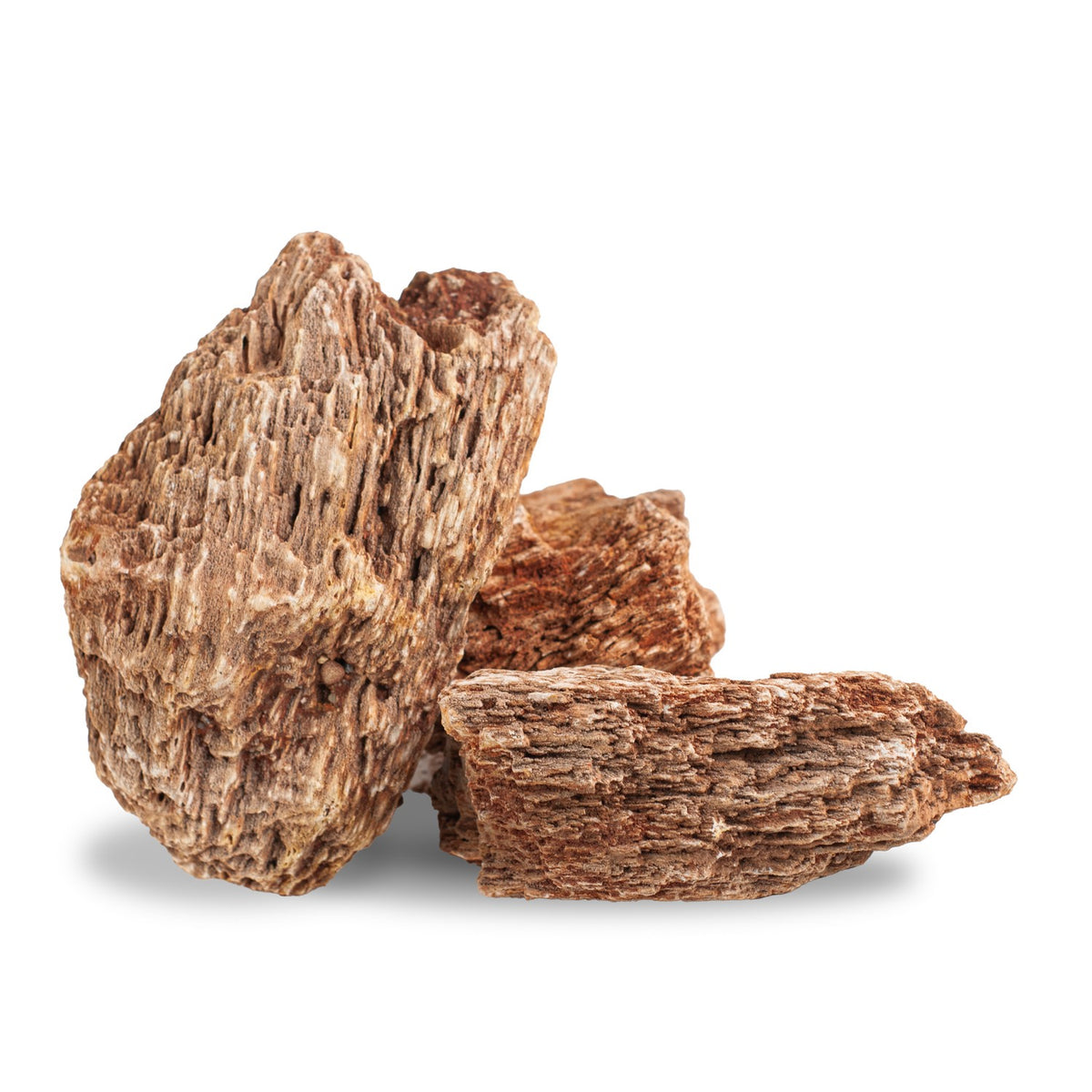 AQPET ZEN STONE ROCAS MADERA FÓSIL ROJA (CONF. 20KG MIXTO)