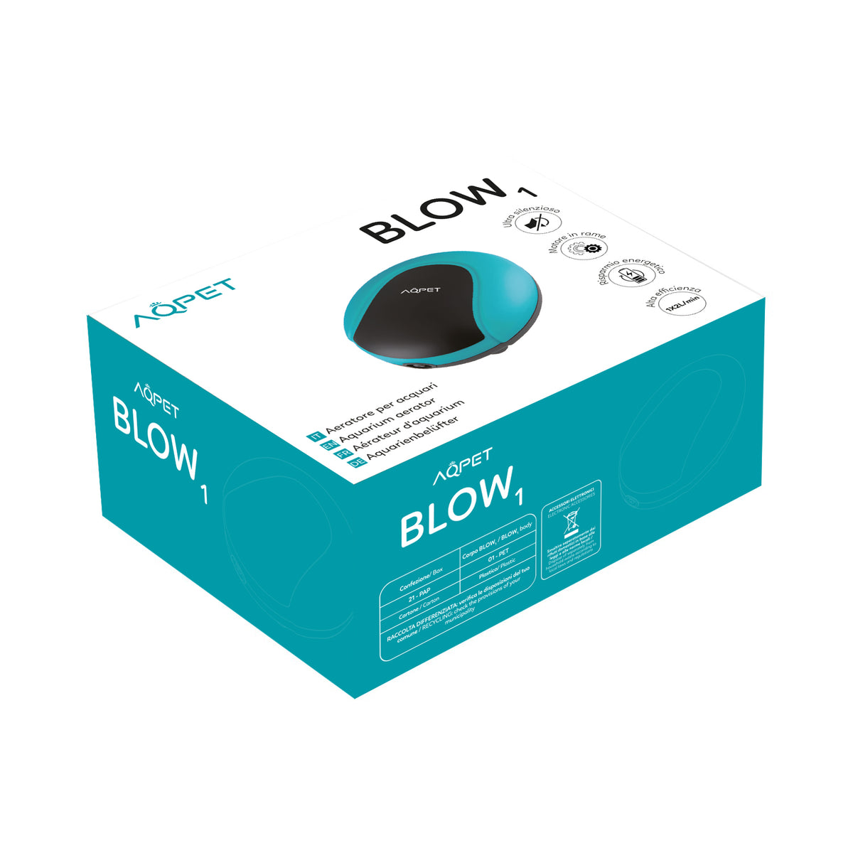 AQPET AIREADOR BLOW SILENT DE UNA SALIDA / DOBLE SALIDA
