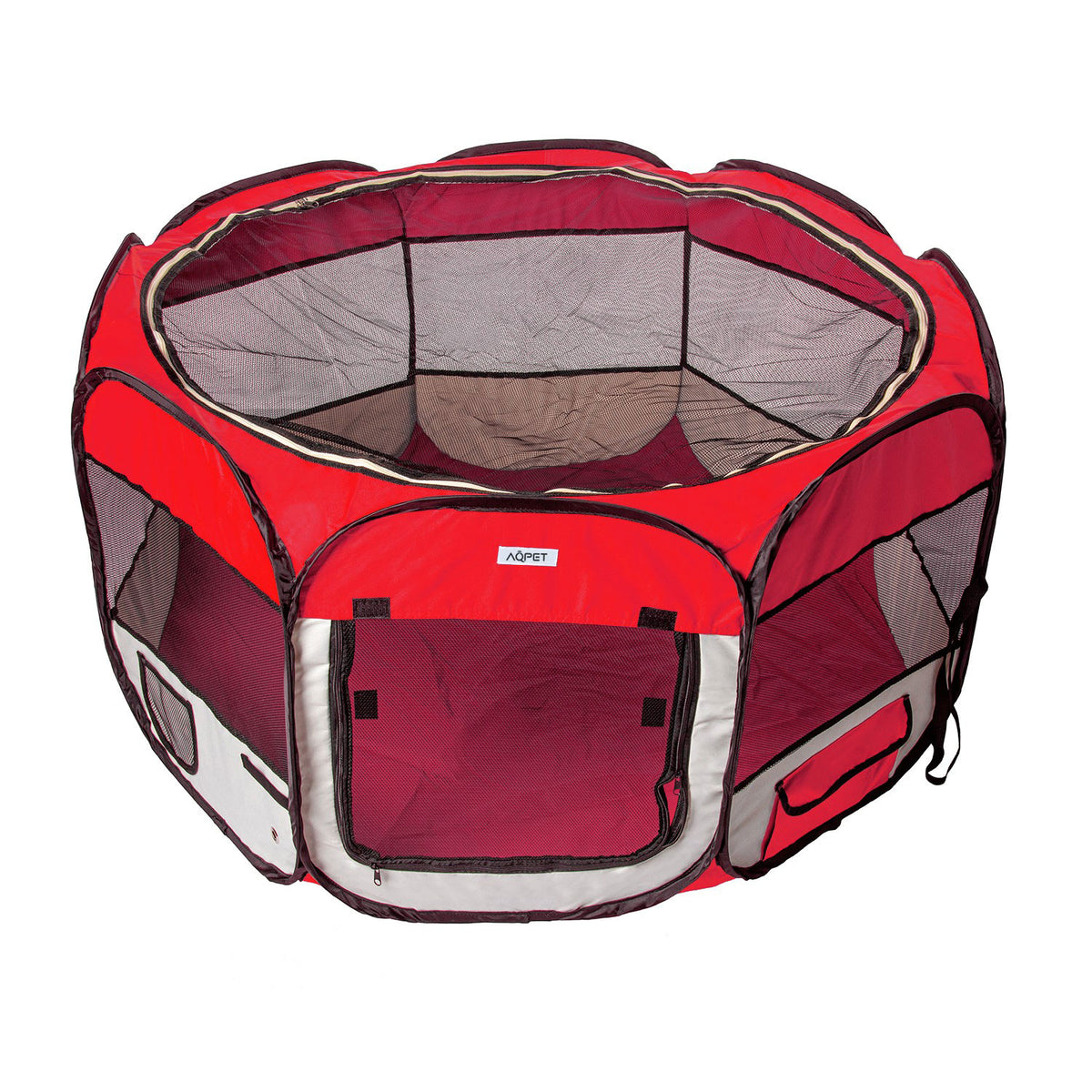 AQPET FRIENDS Box para cachorros, perros y gatos, recinto plegable de tela impermeable, 115x60 cm