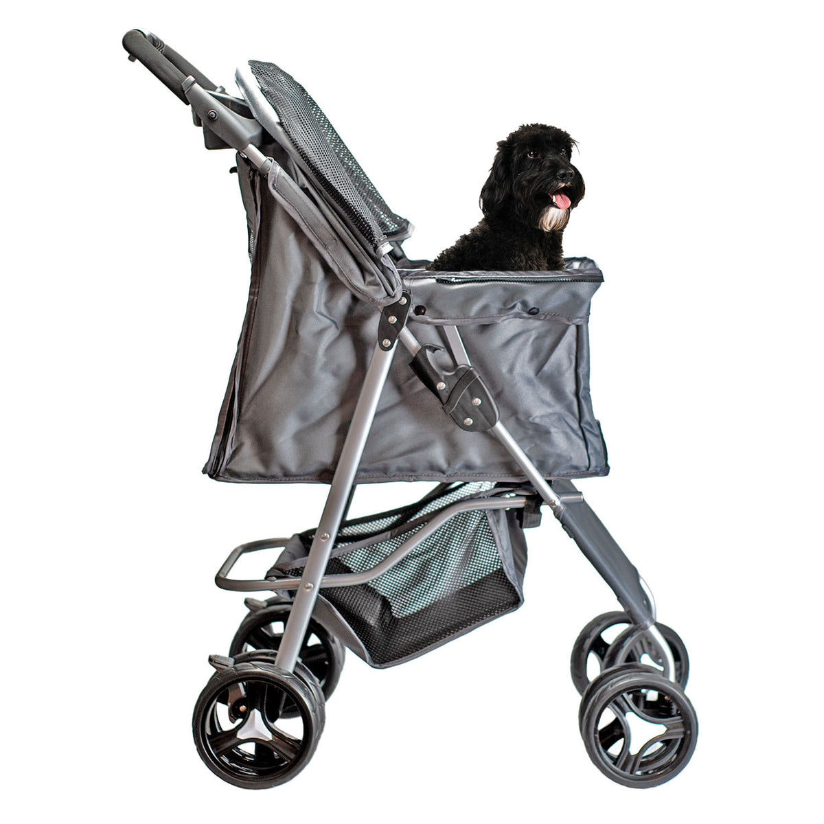 AQPET FRIENDS Cochecito cómodo y práctico para perros de tamaño mediano/pequeño Para perros y gatos Viaje seguro
