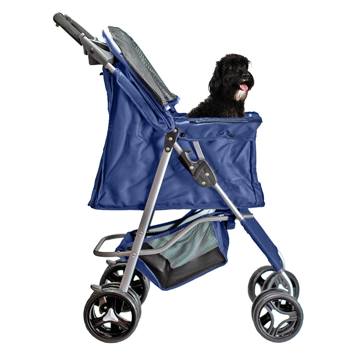 AQPET FRIENDS Cochecito cómodo y práctico para perros de tamaño mediano/pequeño Para perros y gatos Viaje seguro