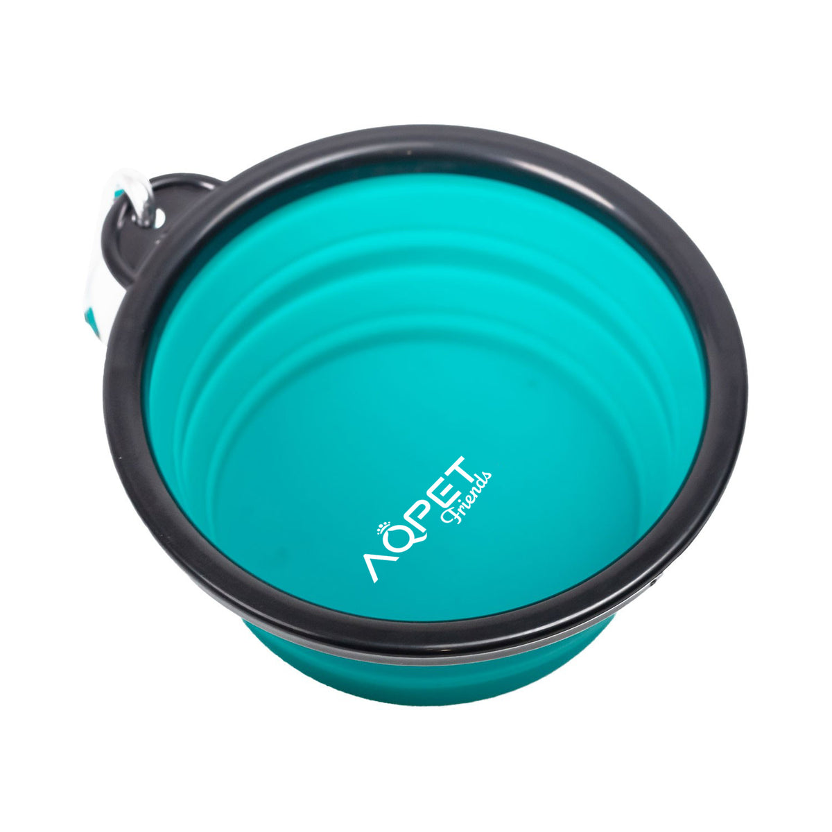 AQPET FRIENDS Gnammy Cuenco de viaje plegable para perros y gatos, para comida y agua