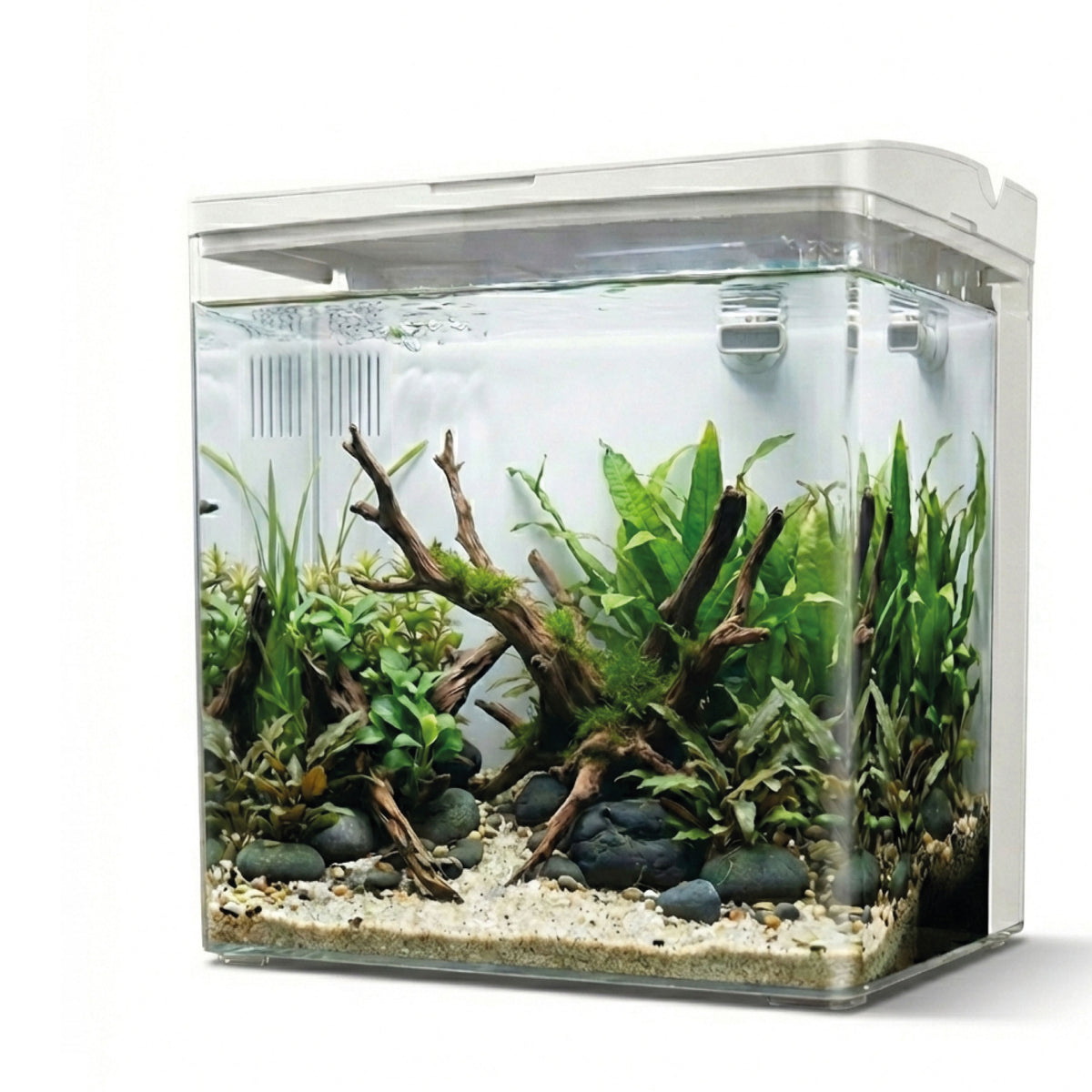 AQPET NEYA ACUARIO DE ESCRITORIO BLANCO